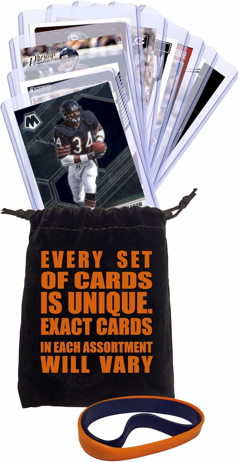 Chaser Chicago Bears Football Legends Cards: Walter Payton, Dick Butkus, Jay Cutler, Mike Ditka, Gale Sayers, Devin Hester, Mike Singletary, Brian Urlacher, Dan Hampton (9) Assorted GOAT Card Hall of Fame Gift Pack - Image 5